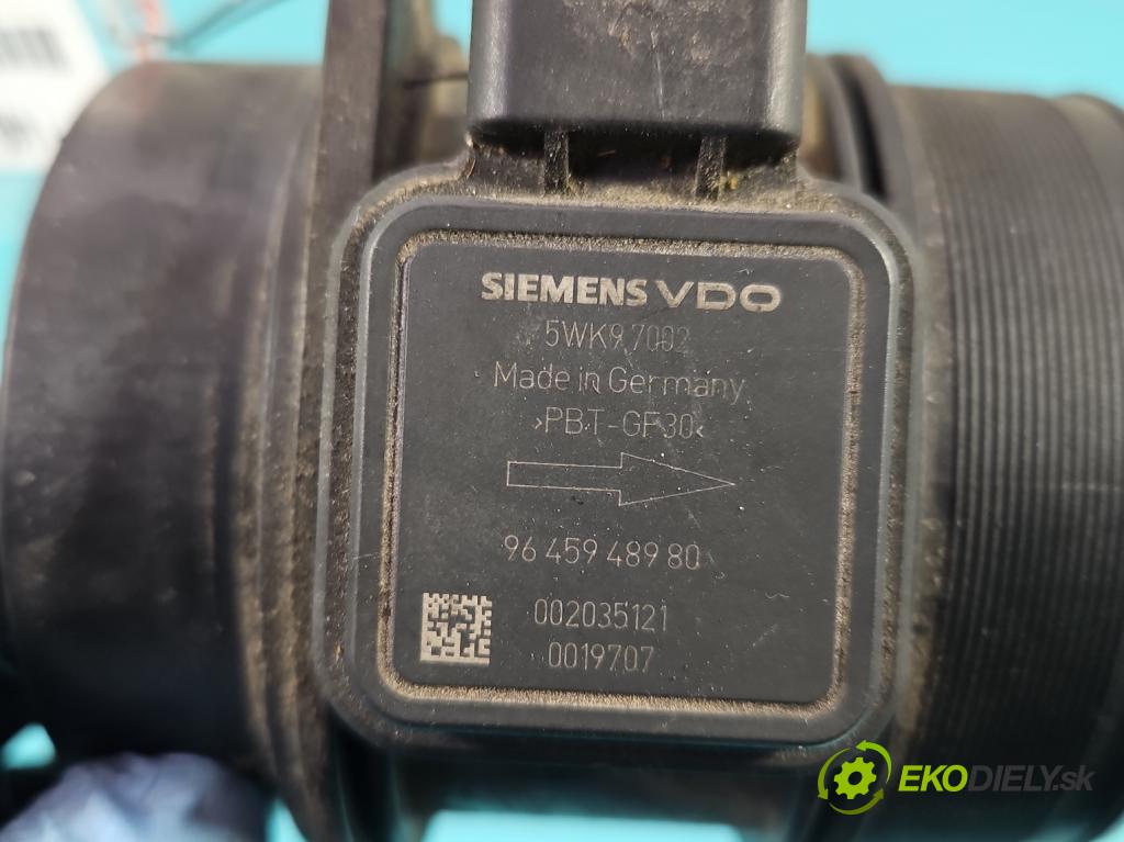 Ford Focus Mk2 2004-2011 2.0 TDCi 136 HP manual 100 kW 1997 cm3 5- průtokoměr: 5WK97002 (Váha vzduchu)