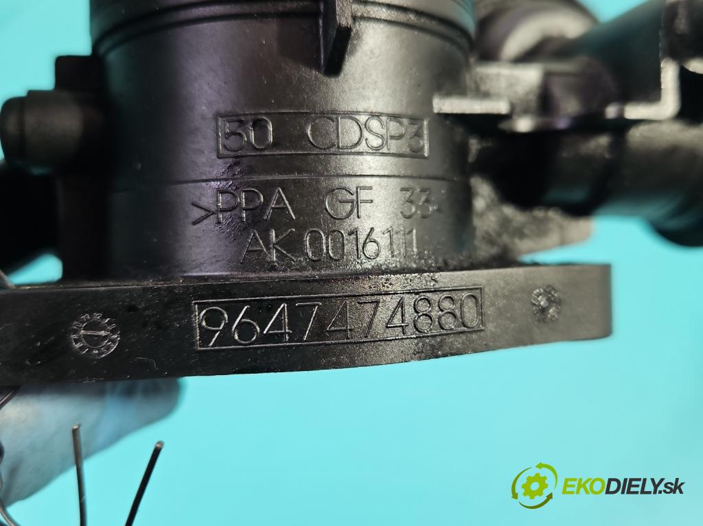 Ford Focus Mk2 2004-2011 2.0 TDCi 136 HP manual 100 kW 1997 cm3 5- klapka 9647474880 (Škrtiaca klapka)