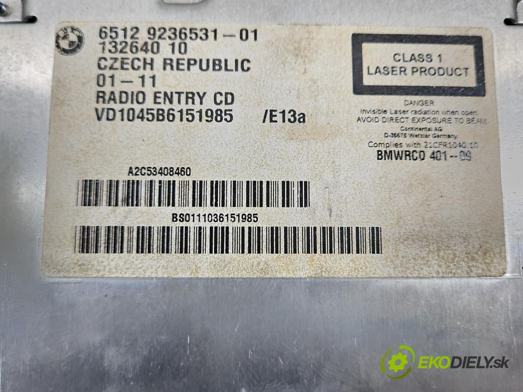 Bmw X1 E84 2009-2015 2.0d 143 HP manual 105 kW 1995 cm3 5- Radio originál 9236531