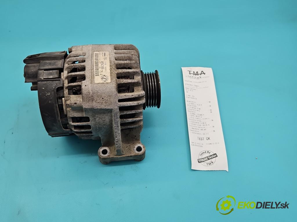 Fiat Punto II 1999-2010 1.2 16V 80 HP manual 59 kW 1242 cm3 3- Alternator 46542889 (Alternátor)