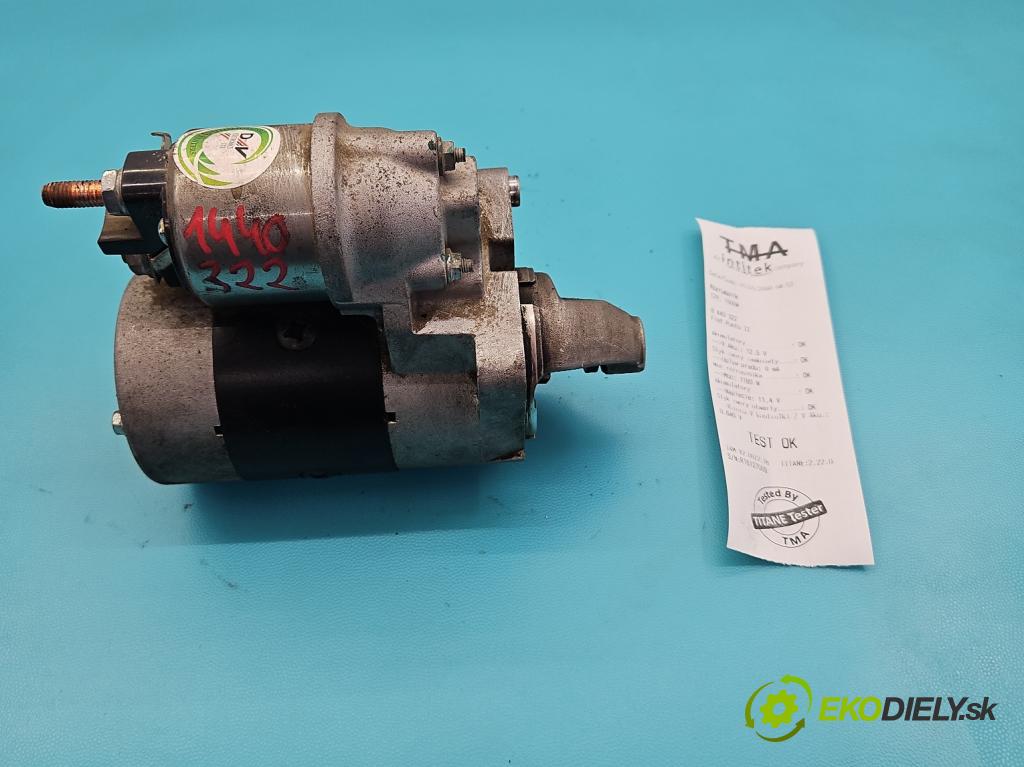 Fiat Punto II 1999-2010 1.2 16V 80 HP manual 59 kW 1242 cm3 3- štartér  (Štartér)