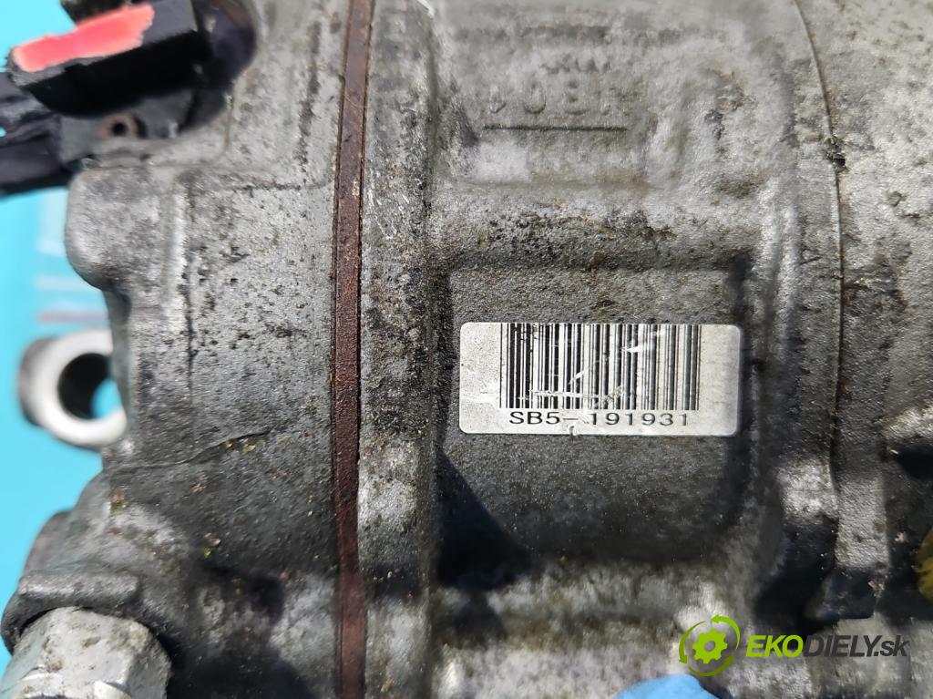 Skoda Superb III 2015-2024 1.8 TSI 179KM automatic 132 kW 1798 cm3 5- Kompresor: klimatizácie SB5-191931 (Kompresor klimatizácie)