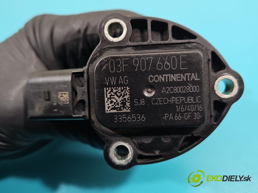 Skoda Superb III 2015-2024 1.8 TSI 179KM automatic 132 kW 1798 cm3 5- snímač úroveň: oleja: 03F907660E (Snímač)