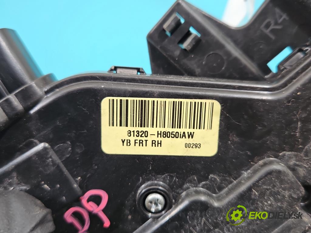 Kia Rio IV 2016-2023 1.4 crdi 90 hp manual 66 kW 1396 cm3 5- zámek přední pravý 81320-H8050