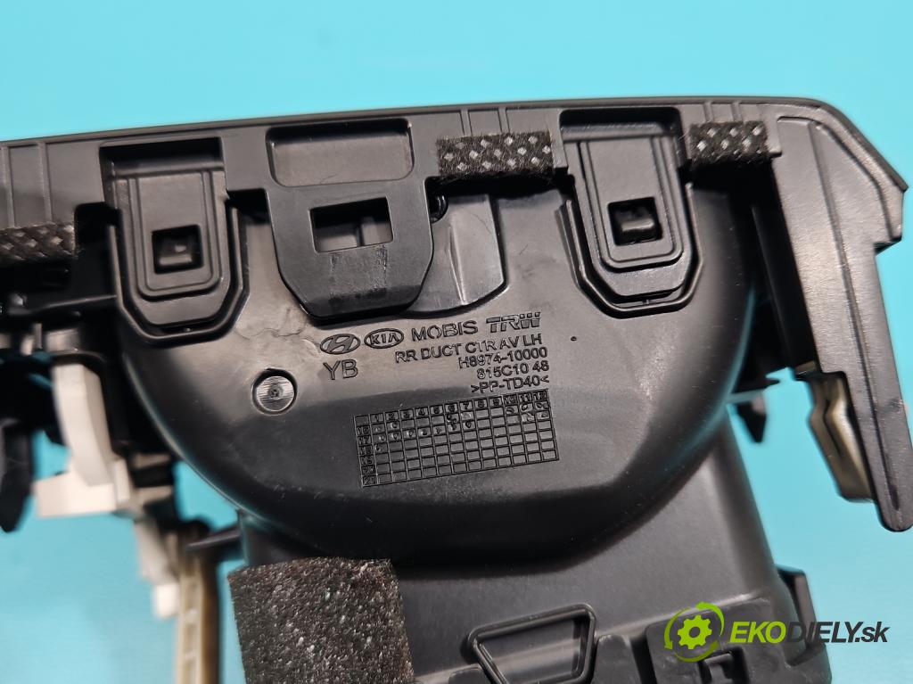 Kia Rio IV 2016-2023 1.4 crdi 90 HP manual 66 kW 1396 cm3 5- Mřížka: kúrenia stredová 8974-10000 (Mriežka kúrenia (fukár))