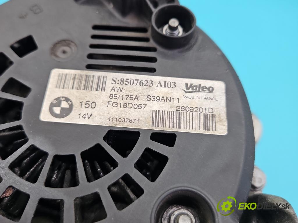 Bmw 3 E90 2005-2013 2.0d 184hp automatic 135 kW 1995 cm3 5- Alternator 8507623 (Alternátor)
