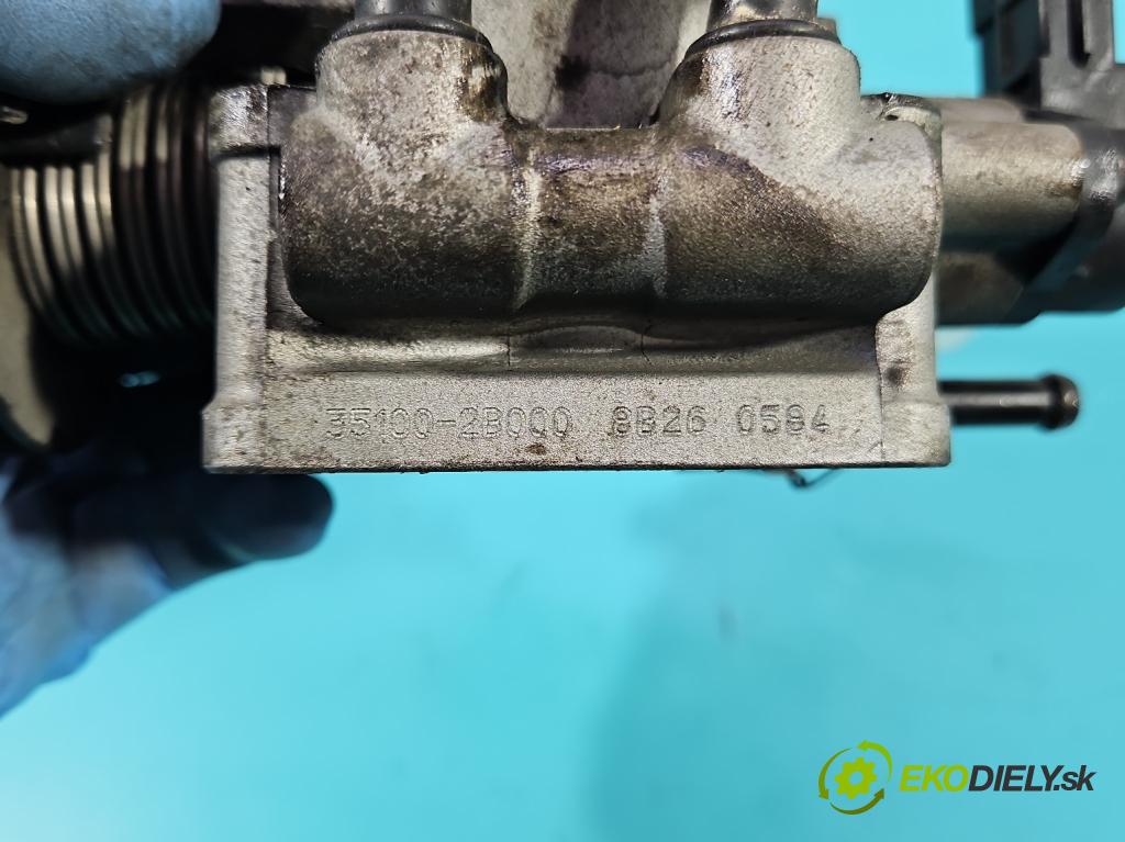 Hyundai I30 I 2007-2012 1.6 16V 122 HP manual 89,7 kW 1591 cm3 5- klapka 35100-2B000 (Škrtiaca klapka)