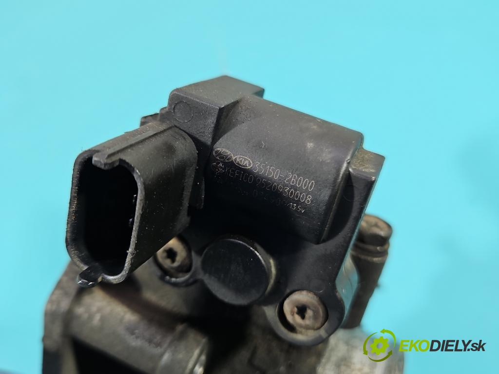 Hyundai I30 I 2007-2012 1.6 16V 122 HP manual 89,7 kW 1591 cm3 5- klapka 35100-2B000 (Škrtiaca klapka)