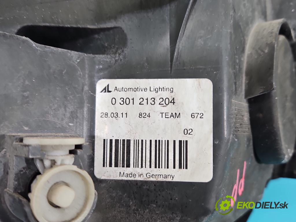 Peugeot 407 2.0 hdi 136 HP manual 100 kW 1997 cm3 5- Reflektor: pravý 0301213204 (Svetlo predné pravé)