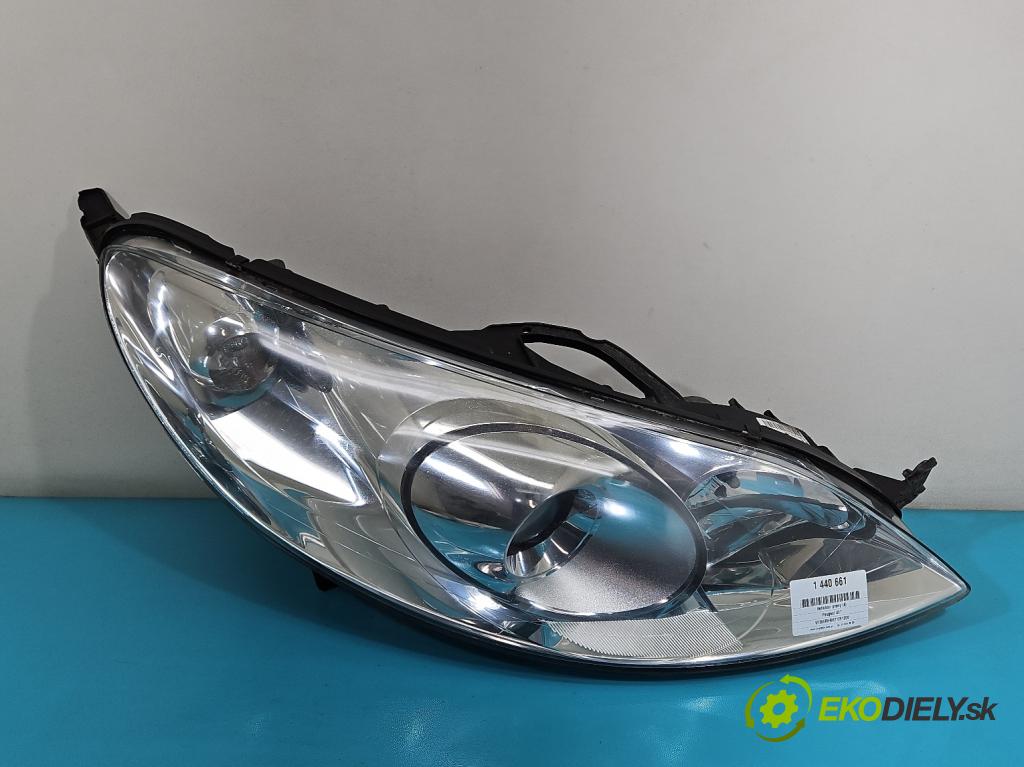 Peugeot 407 2.0 hdi 136 HP manual 100 kW 1997 cm3 5- Reflektor: pravý 0301213204 (Svetlo predné pravé)