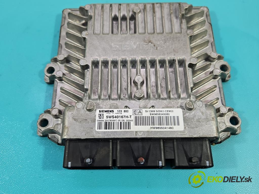 Peugeot 407 2.0 hdi 136 HP manual 100 kW 1997 cm3 5- riadiaca jednotka motora 9655041480