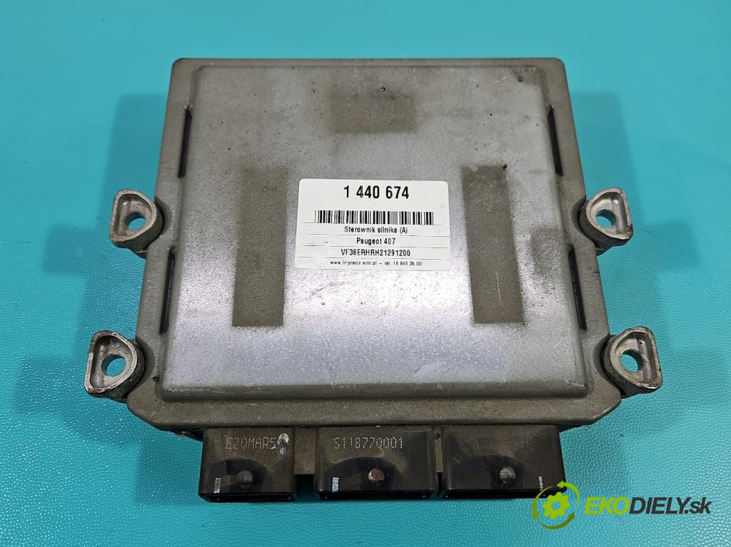 Peugeot 407 2.0 hdi 136 HP manual 100 kW 1997 cm3 5- riadiaca jednotka motora 9655041480