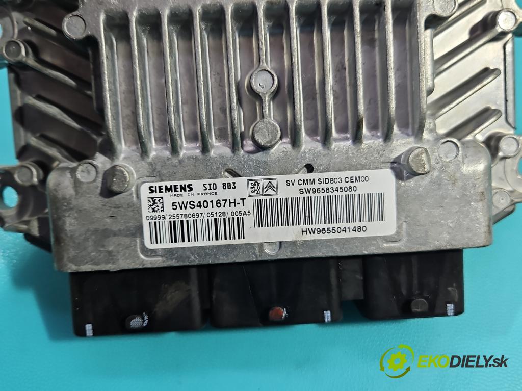 Peugeot 407 2.0 hdi 136 HP manual 100 kW 1997 cm3 5- riadiaca jednotka motora 9655041480