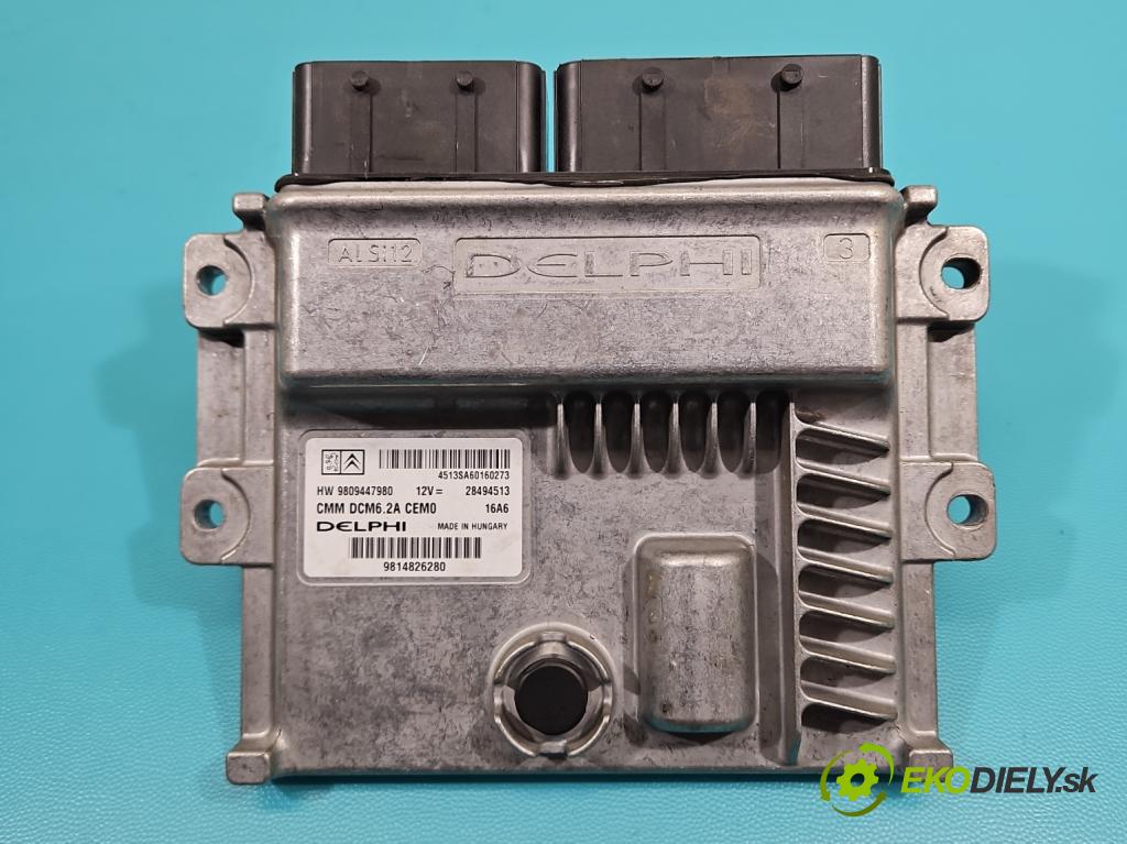 Peugeot 508 2010-2018 2.0 hdi 150 HP manual 110 kW 1997 cm3 4- riadiaca jednotka motora 9814826280