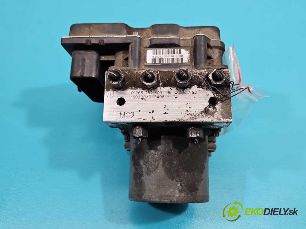 Peugeot 508 2010-2018 2.0 hdi 150 HP manual 110 kW 1997 cm3 4- čerpadlo abs 0265252809 (Pumpa ABS)