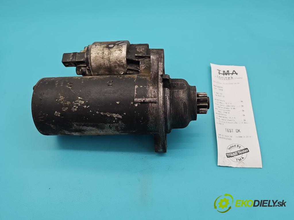 Vw Golf IV 1997-2003 1.9 tdi 110 HP manual 81 kW 1896 cm3 5- štartér  (Štartér)