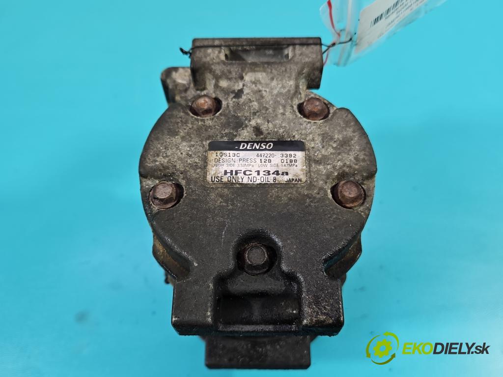 Suzuki Liana 1.3 16v 90 HP manual 66 kW 1328 cm3 5- Kompresor: klimatizácie 447300-9130 (Kompresor klimatizácie)