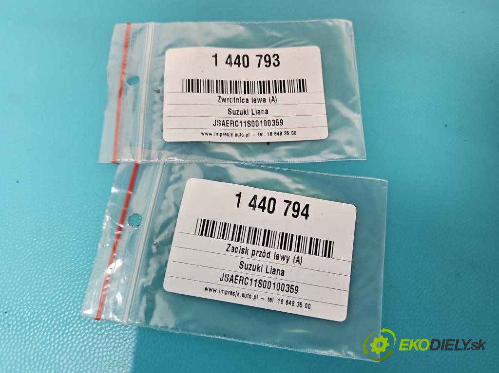 Suzuki Liana 1.3 16v 90 HP manual 66 kW 1328 cm3 5- náboj ľavé  (Náboj)