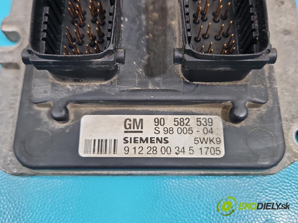 Opel Zafira A 1999-2005 1.8 16V 116 HP manual 85 kW 1796 cm3 5- riadiaca jednotka motora 90582539