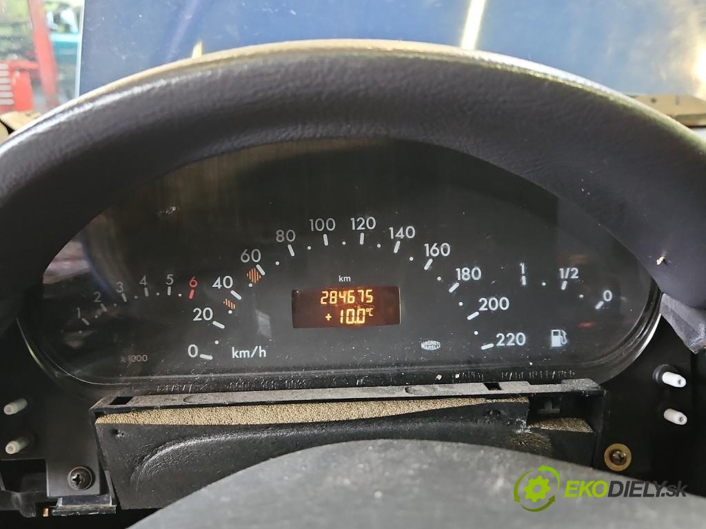 Mercedes A W168 1997-2004 1.4 82 HP manual 60 kW 1397 cm3 5- prístrojovka/ budíky A1685404011 (Prístrojová doska, displej)