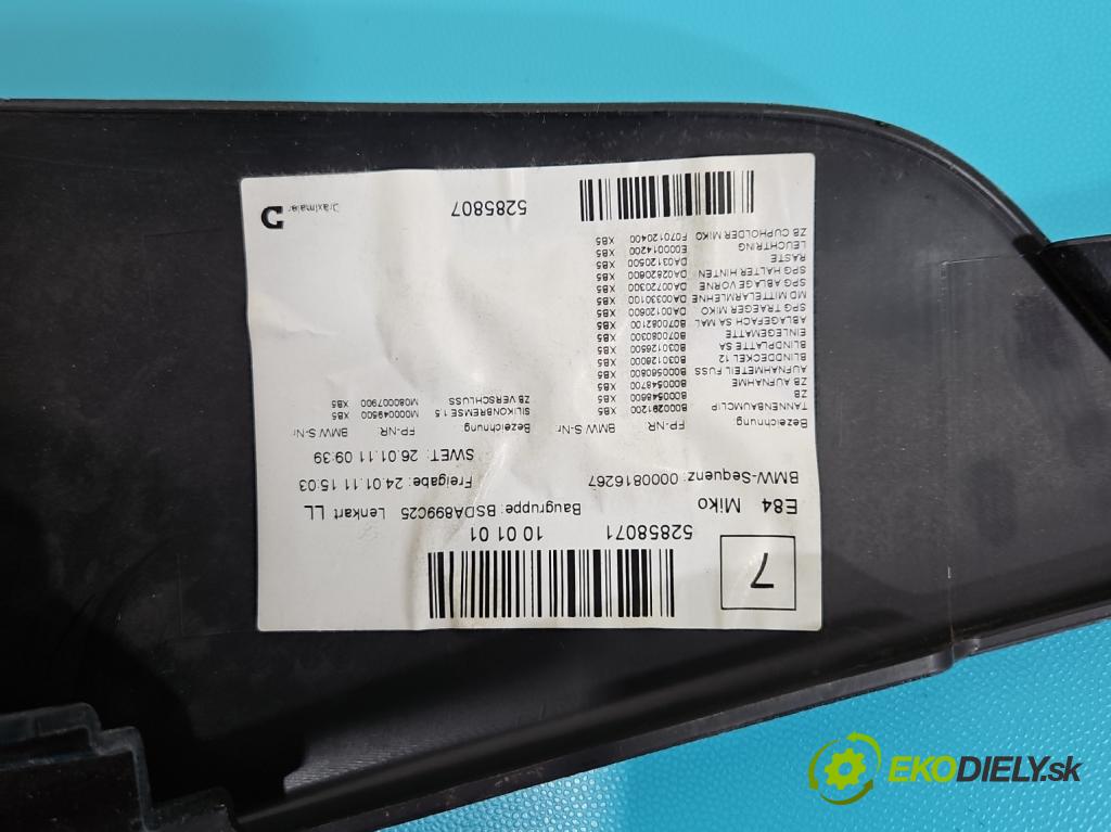 Bmw X1 E84 2009-2015 2.0d 143 HP manual 105 kW 1995 cm3 5- operadlo  (Lakťová opierka)