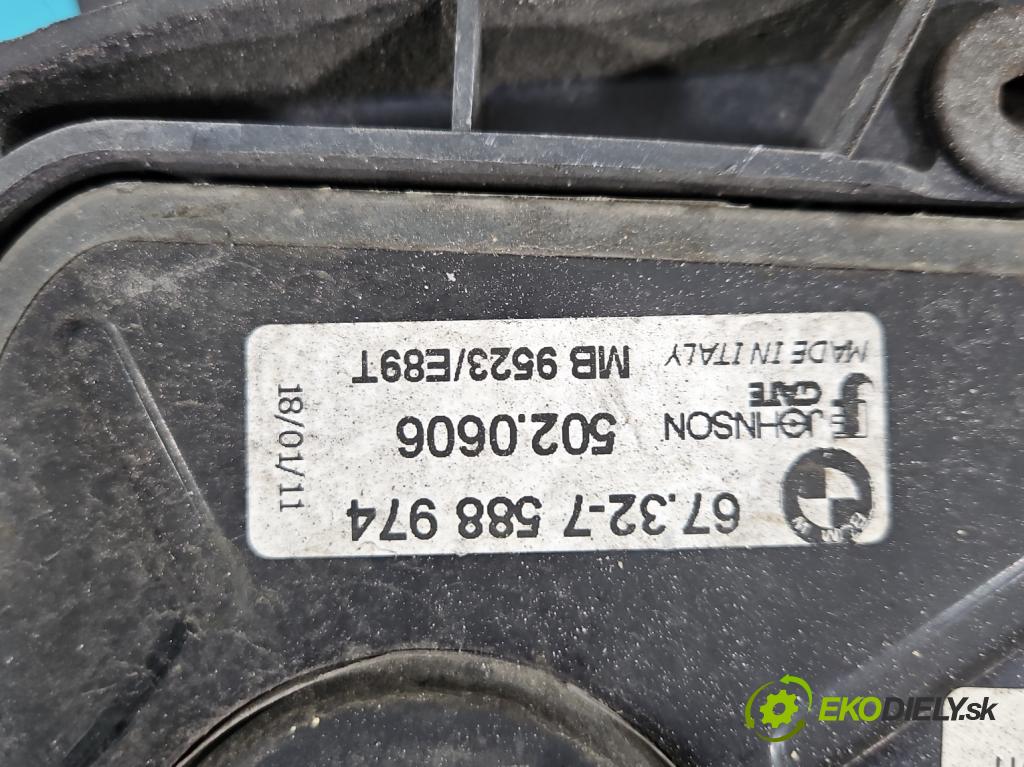 Bmw X1 E84 2009-2015 2.0d 143 HP manual 105 kW 1995 cm3 5- Ventilátor chladiča 7588974