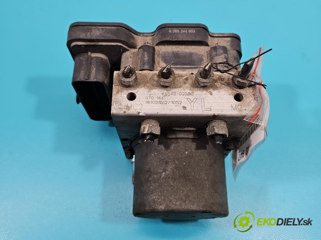 Toyota Auris II 2012-2018 1.6 16V 132  HP manual 97 kW 1598 cm3 5- čerpadlo abs 44540-02520 (Pumpa ABS)