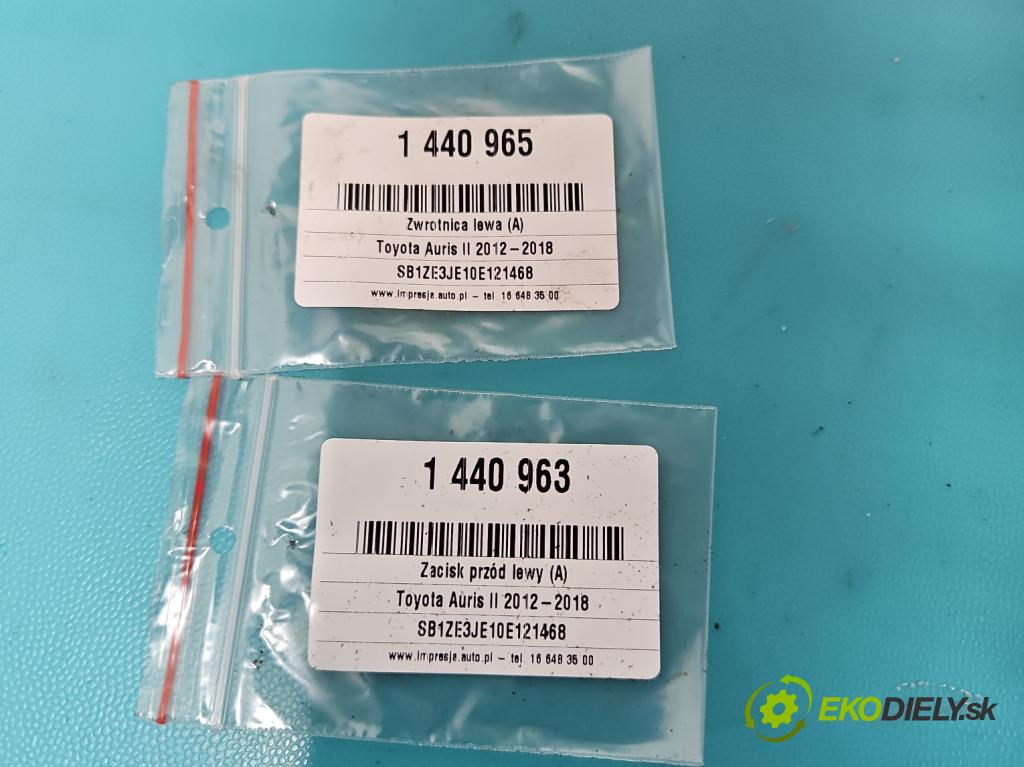 Toyota Auris II 2012-2018 1.6 16V 132 HP manual 97 kW 1598 cm3 5- náboj ľavé (Náboj)