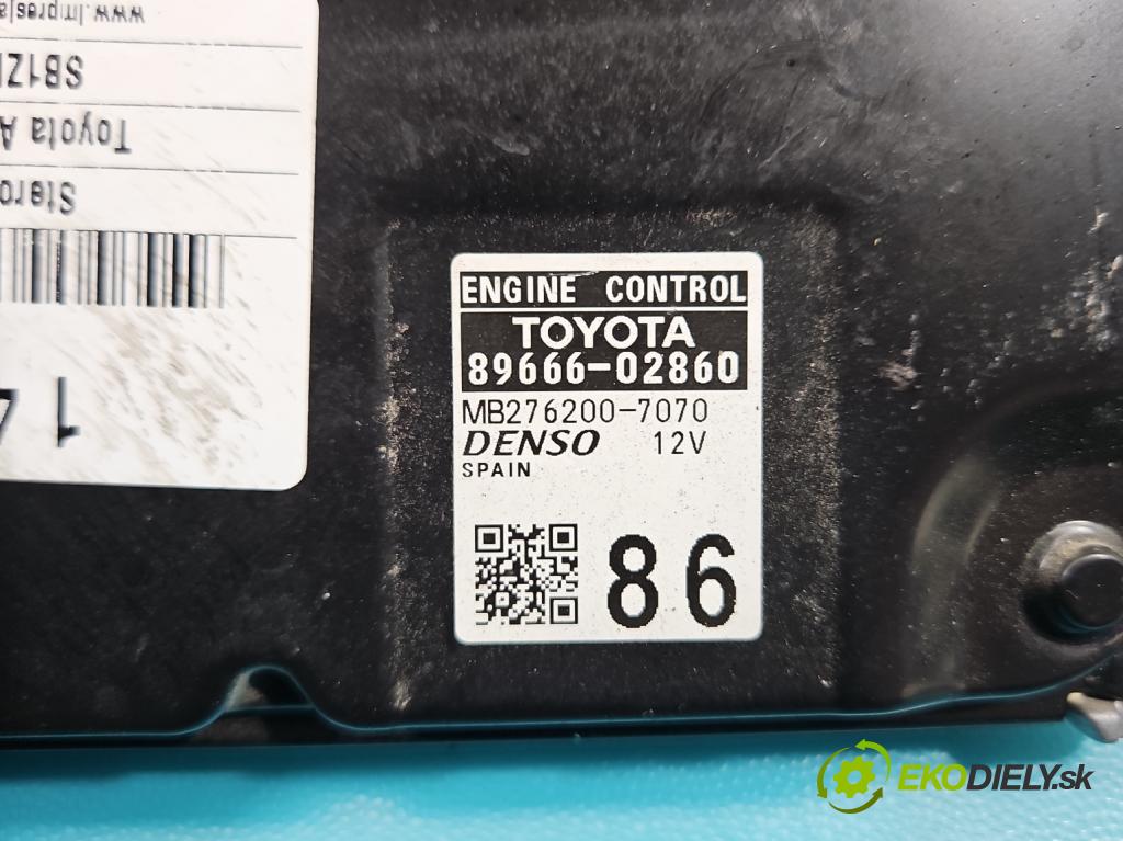 Toyota Auris II 2012-2018 1.6 16V 132  HP manual 97 kW 1598 cm3 5- riadiaca jednotka motora 89666-02860