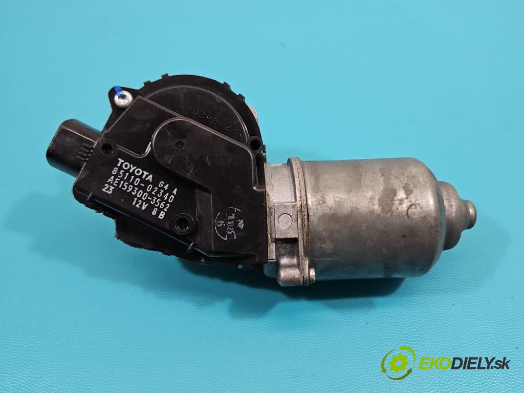 Toyota Auris II 2012-2018 1.6 16V 132 hp manual 97 kW 1598 cm3 5- motor stěračů přední 85110-02340