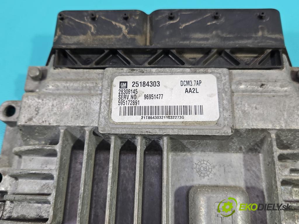 Opel Antara 2006-2015 2.2 cdti 184hp automatic 135 kW 2231 cm3 5- riadiaca jednotka motora 595172891