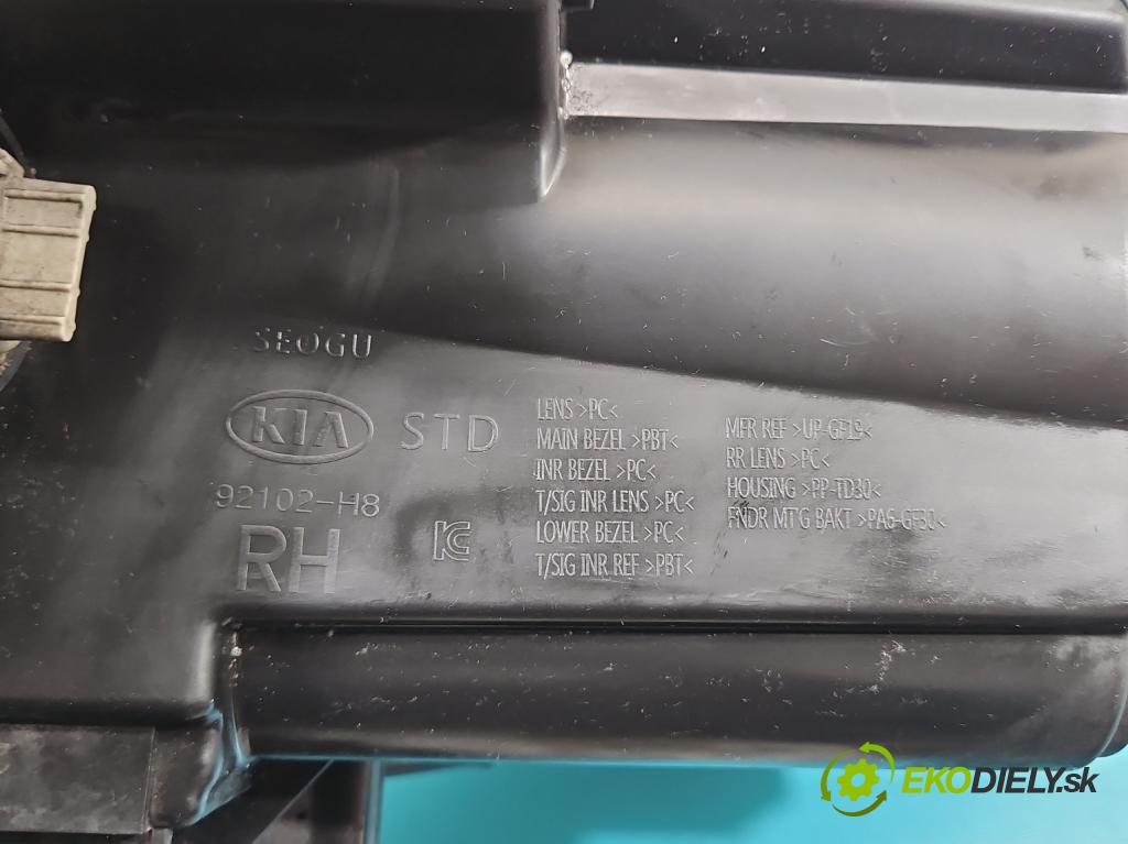 Kia Rio IV 2016-2023 1.4 crdi 90 HP manual 66 kW 1396 cm3 5- Reflektor: pravý (Svetlo predné pravé)