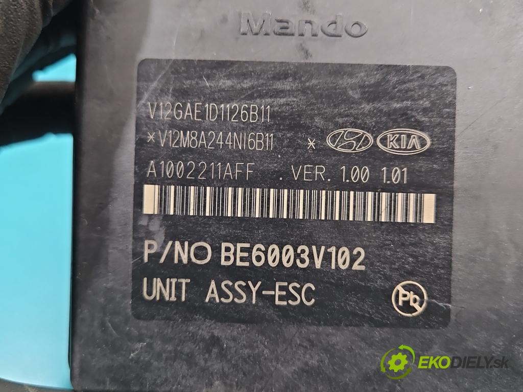 Kia Rio IV 2016-2023 1.4 crdi 90 HP manual 66 kW 1396 cm3 5- čerpadlo abs 58920-H8200 (Pumpa ABS)