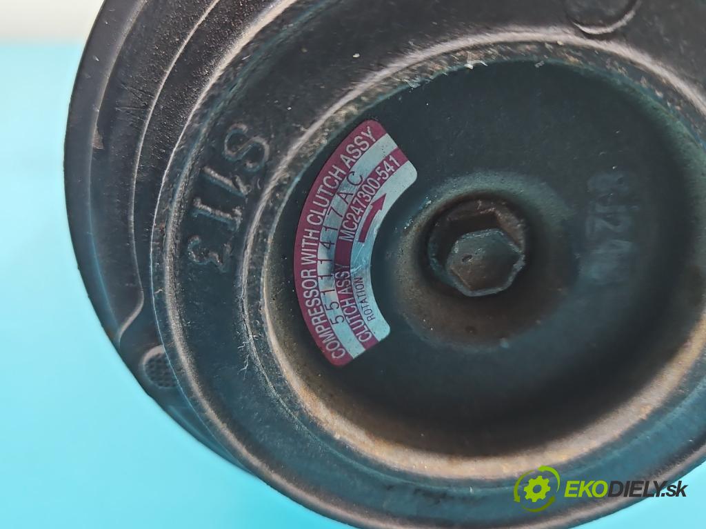 Chrysler Voyager V 2007-2016 3.8 V6 215KM automatic 158 kW 3778 cm3 5- Kompresor: klimatizácie MC447260-6361 (Kompresor klimatizácie)