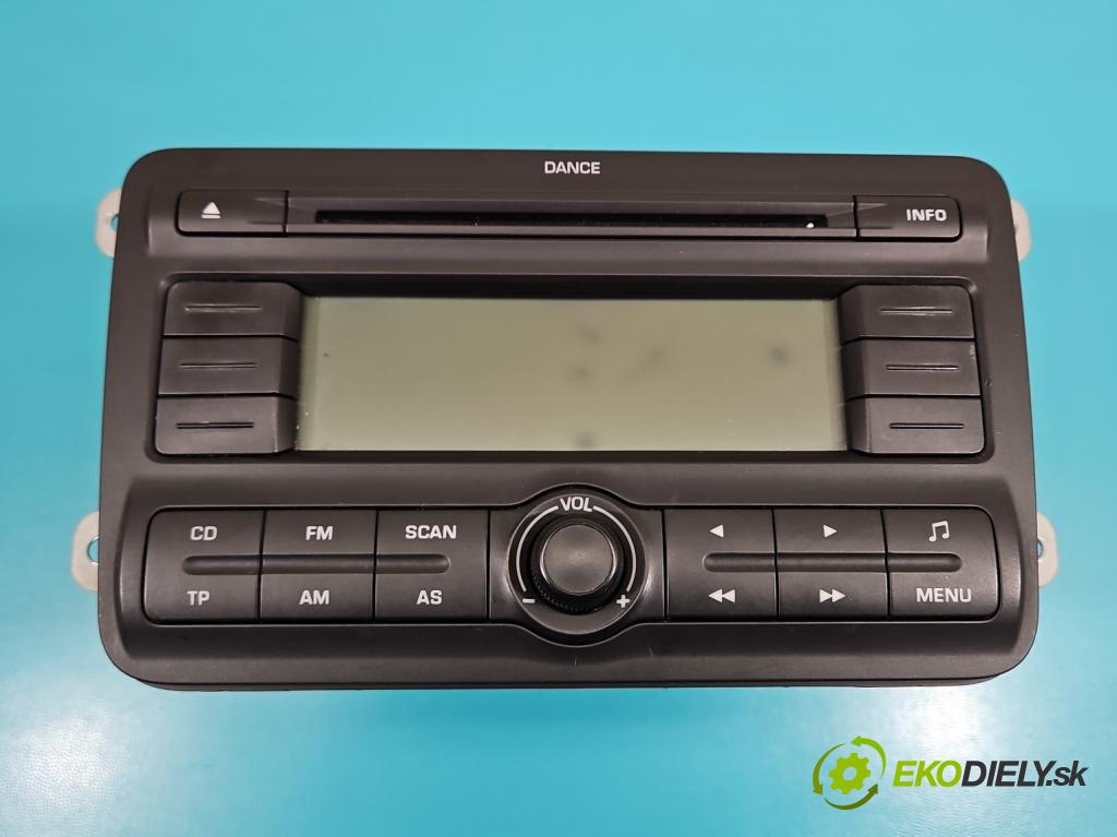 Skoda Fabia II 2007-2014 1.2 6V 60 HP manual 44 kW 1198 cm3 5- Radio originál 5J0035161