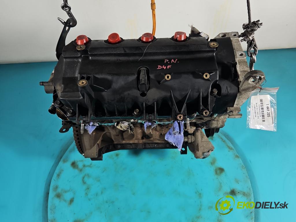 Renault Clio II 1998-2012 1,2.0 16V 75 HP manual 55 kW 1149 cm3 5- motor benzín: D4F