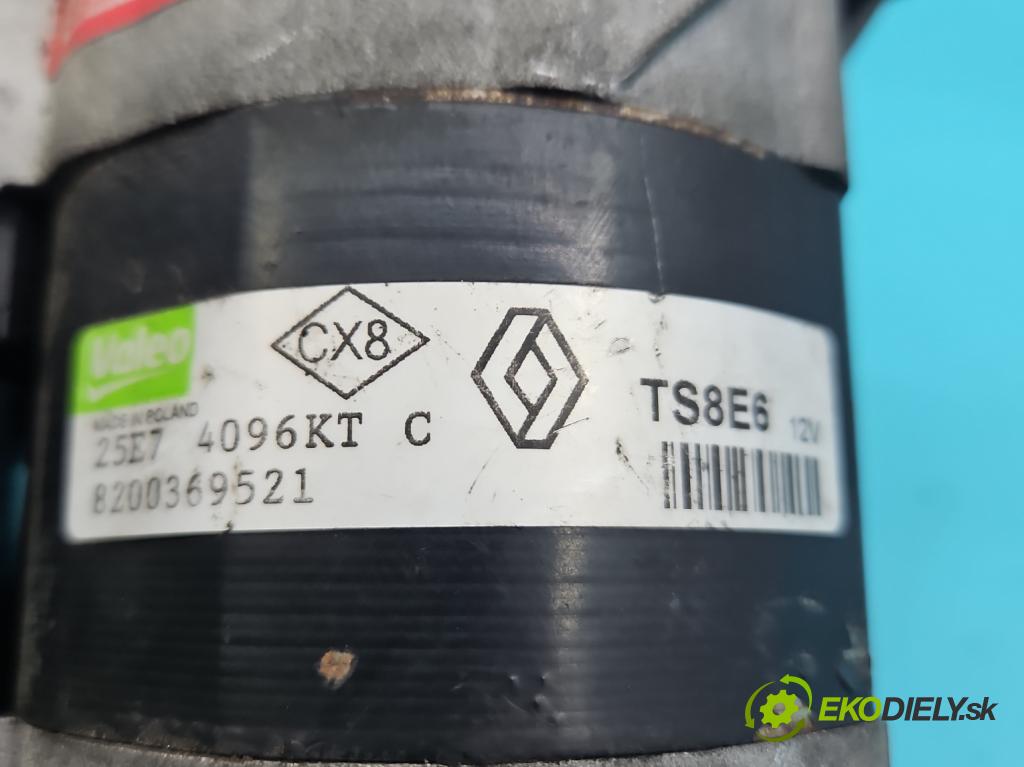 Renault Clio II 1998-2012 1,2.0 16V 75 HP manual 55 kW 1149 cm3 5- štartér 8200369521 (Štartér)