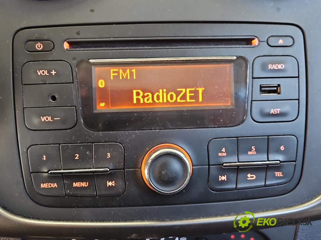 Dacia Sandero II 2012-2020 1.1 16V 75 HP manual 55 kW 1149 cm3 5- Radio originál 281155216R-B