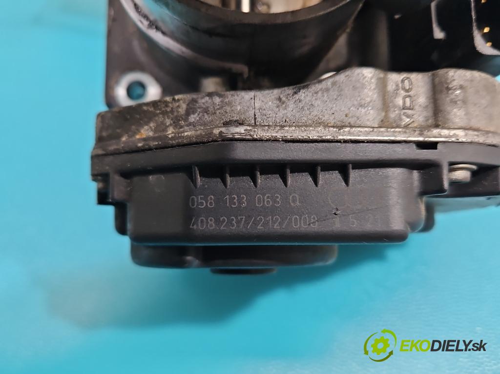 Audi A4 B5 1994-2001 1.8 T 150 HP manual 110 kW 1781 cm3 4- klapka 058133063Q (Škrtiaca klapka)