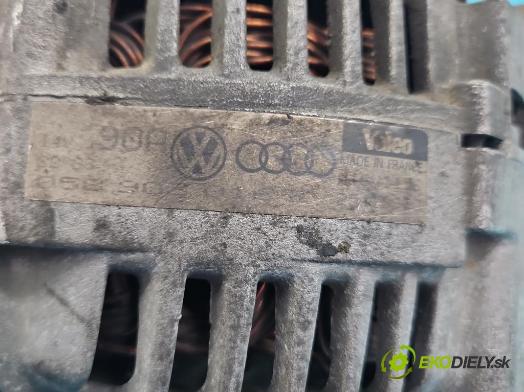 Audi A4 B5 1994-2001 1.8 T 150 HP manual 110 kW 1781 cm3 4- Alternator  (Alternátor)