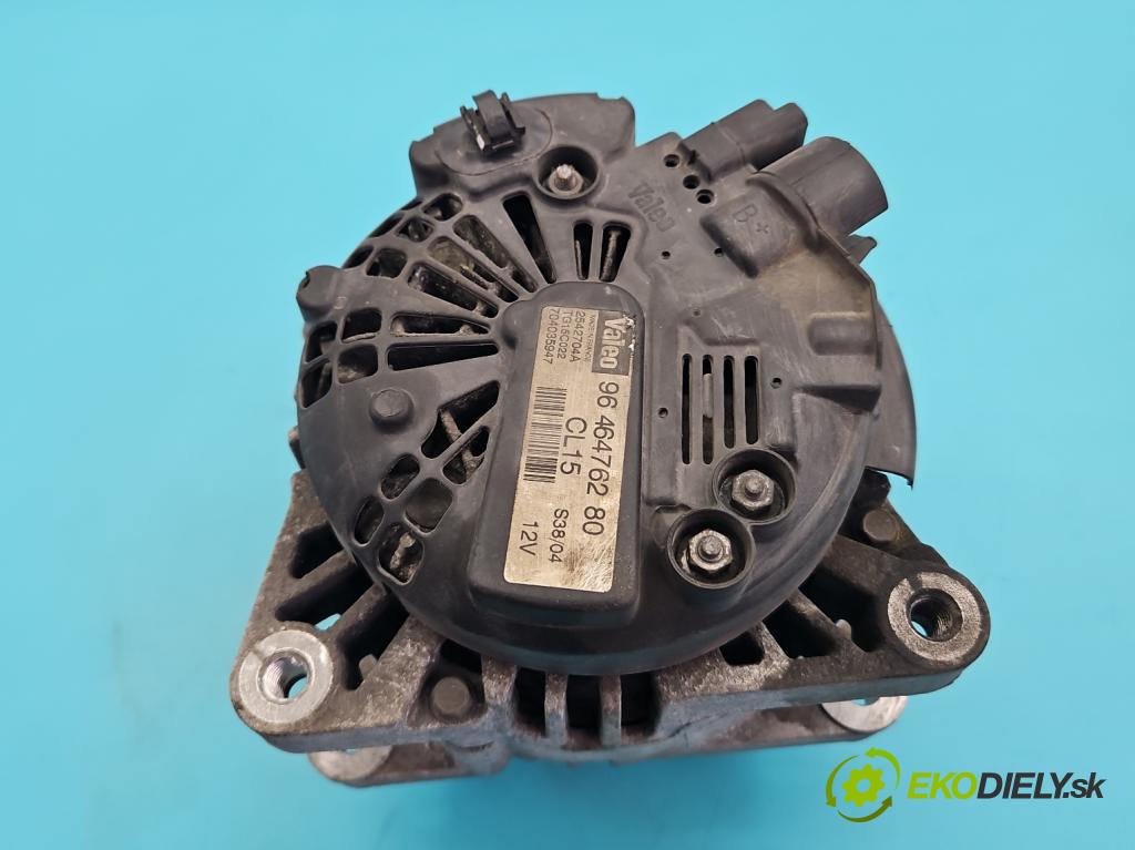 Citroen C2 1.4 hdi 68 HP automatic 50 kW 1398 cm3 3- Alternator 9646476280 (Alternátor)
