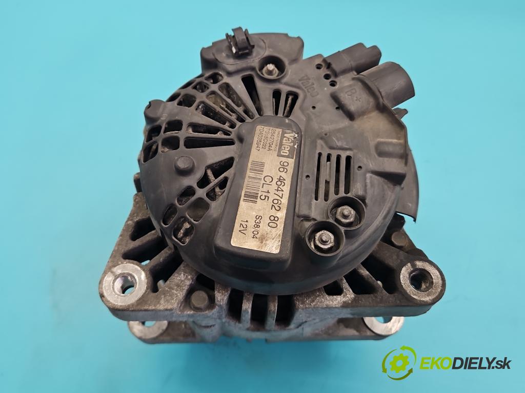 Citroen C2 1.4 hdi 68 HP automatic 50 kW 1398 cm3 3- Alternator 9646476280 (Alternátor)
