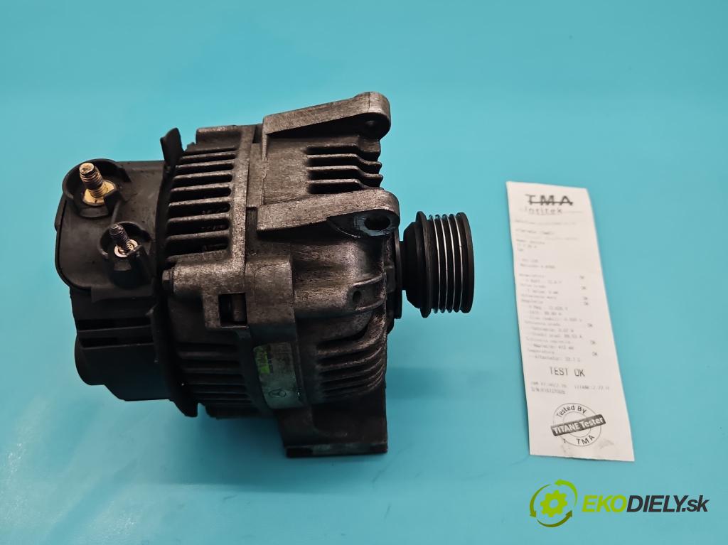 Mercedes A W168 1997-2004 1.6 102 hp manual 75 kW 1598 cm3 5- Alternator  (Alternátory)