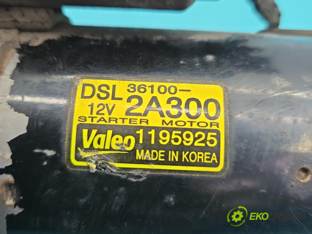 Kia Soul I 2008-2013 1.6 crdi 128 HP manual 94 kW 1582 cm3 5- štartér 36100-2A300 (Štartér)
