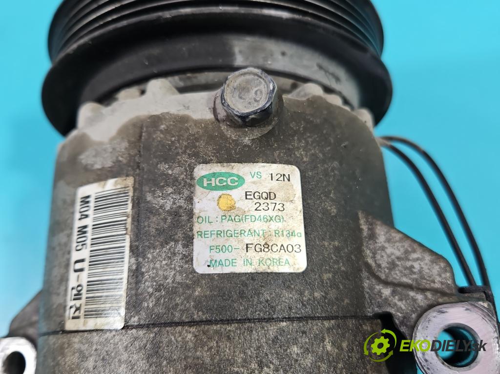 Kia Soul I 2008-2013 1.6 crdi 128 HP manual 94 kW 1582 cm3 5- Kompresor: klimatizácie EGQD2373 (Kompresor klimatizácie)