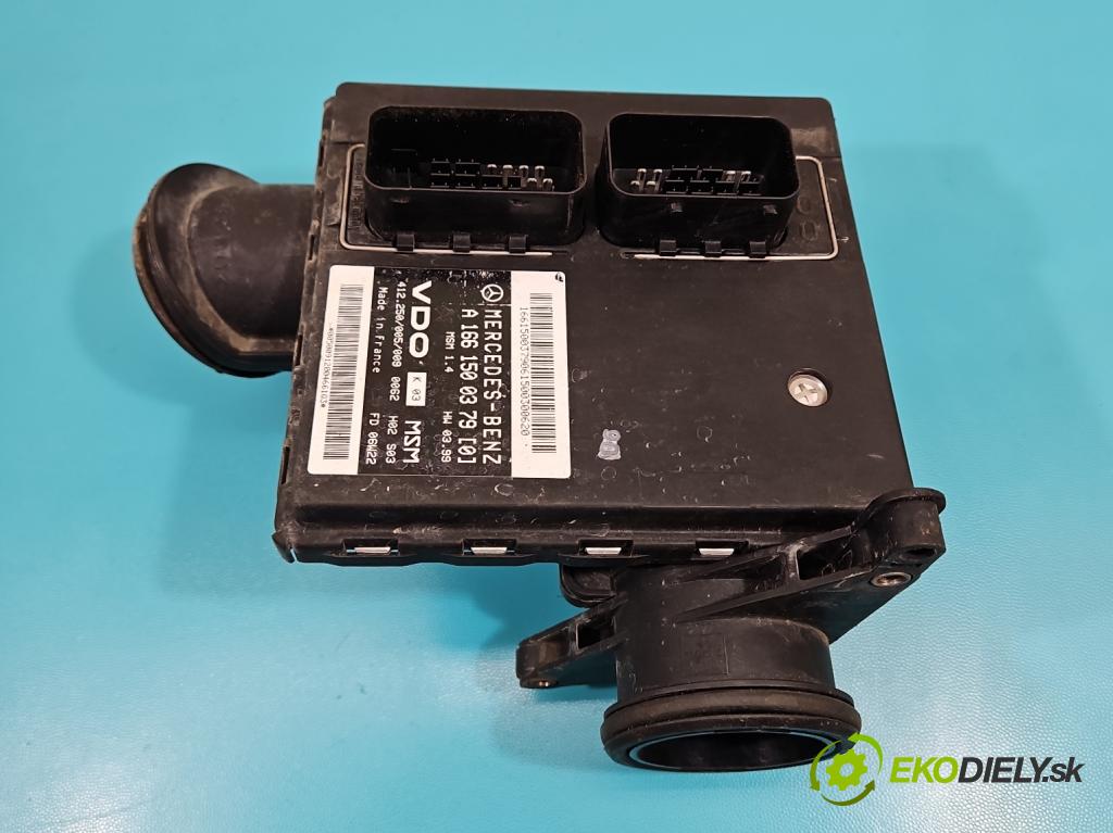 Mercedes A W168 1997-2004 1.4 82 HP manual 60 kW 1397 cm3 5- riadiaca jednotka motora A1661500379