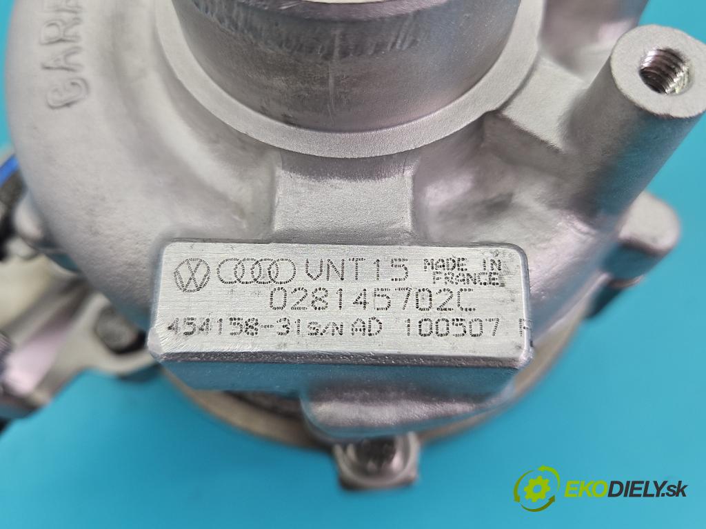 Vw Passat B5 1995-2005 1.9 tdi 110 hp manual 81 kW 1896 cm3 4- Turbodmychadlo repasováno 454158-3