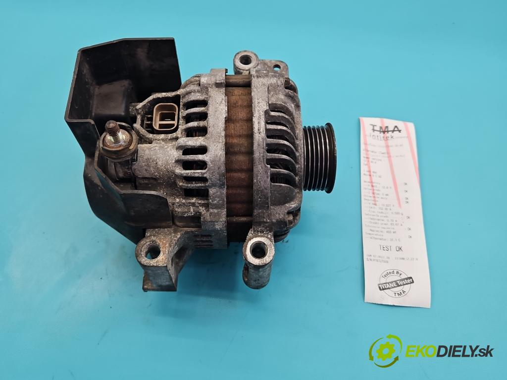 Mazda 6 I GG 2002-2007 2.0 16V 141 HP manual 104 kW 1999 cm3 5- Alternator A3TG0091 (Alternátor)
