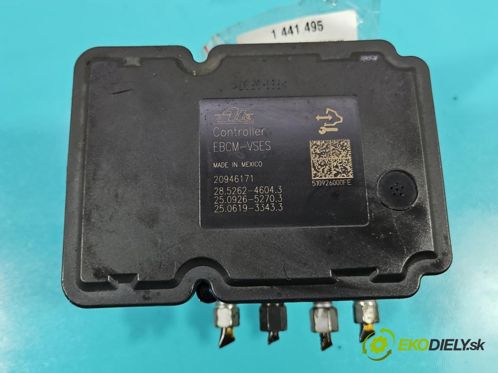 Opel Antara 2006-2015 2.2 cdti 184hp automatic 135 kW 2231 cm3 5- čerpadlo abs 20946178 (Pumpa ABS)