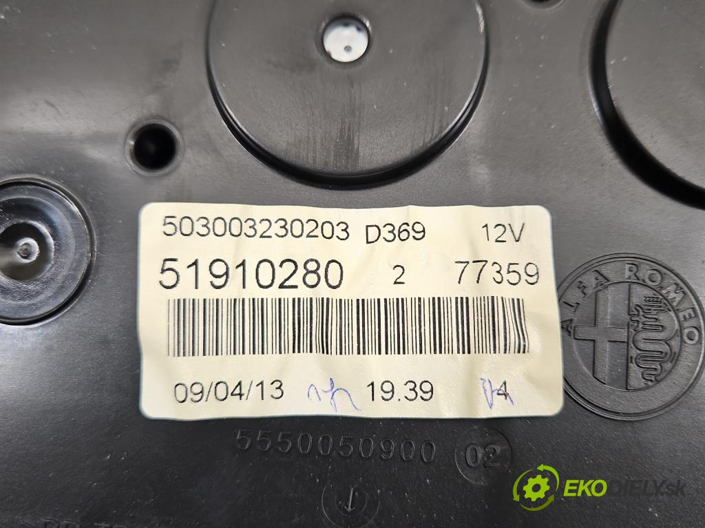 Fiat Linea 1.3 jtd 95 HP manual 70 kW 1251 cm3 4- prístrojovka/ budíky 51910280 (Prístrojová doska, displej)